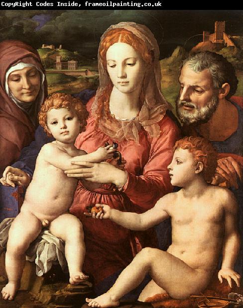Agnolo Bronzino Holy Family with St.Anne and the Infant St.John